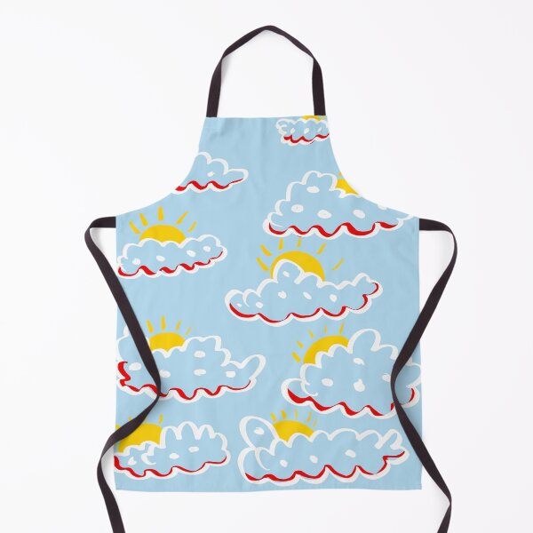Item preview, white cloud sun and blue background designed and sold by ReadyForU.