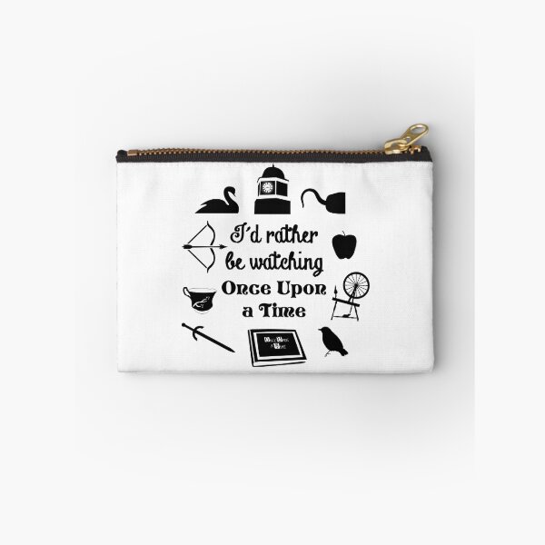 Item preview, "I'd Rather Be Watching Once Upon a Time" Icon Design in Black designed and sold by The_Girly_Nerd_Shop.