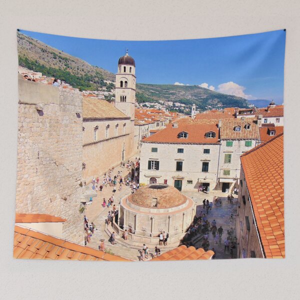 Item preview, View From Rooftops Old Town Dubrovnik Croatia designed and sold by flyingracoon.