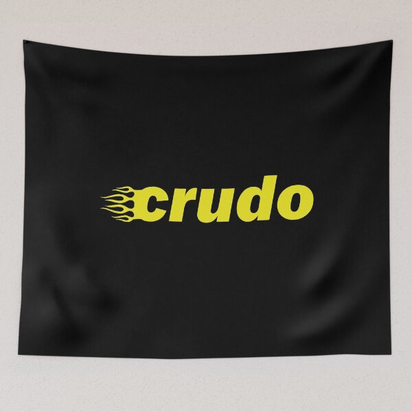 Item preview, Yellow Crudo With Fire designed and sold by CrudoMerch.