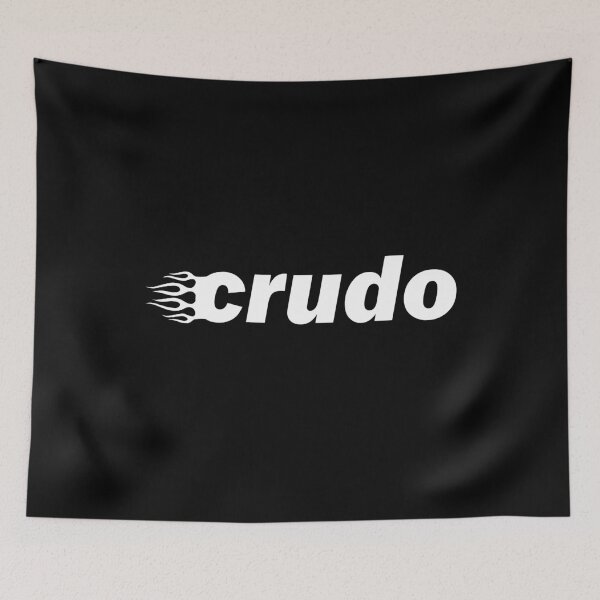 Item preview, White Crudo With Fire designed and sold by CrudoMerch.