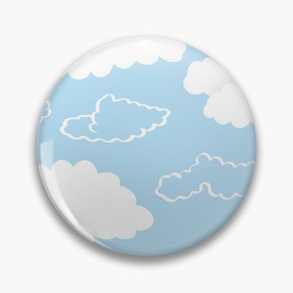 Item preview, white cloud sun and blue background designed and sold by ReadyForU.