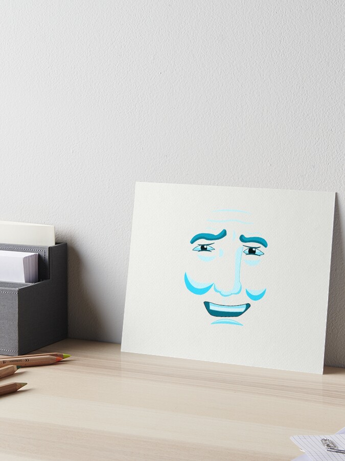 Creepy happy troll face | Art Board Print