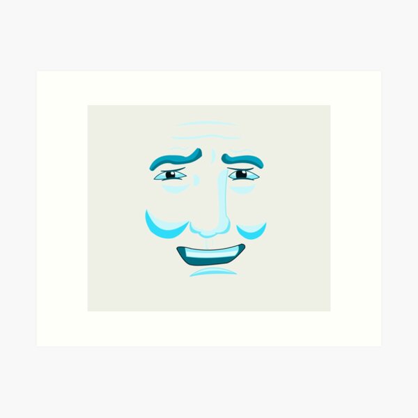 Depressed Sad Troll face MEME | Photographic Print