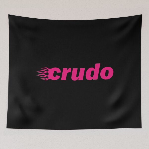 Item preview, Hot Pink Crudo With Fire designed and sold by CrudoMerch.