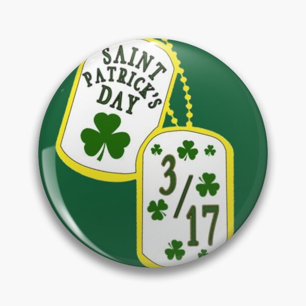 Artikelvorschau, SAINT PATRICK'S TAG HUND TAG T-SHIRT entworfen und verkauft von TwoSixDesigns.