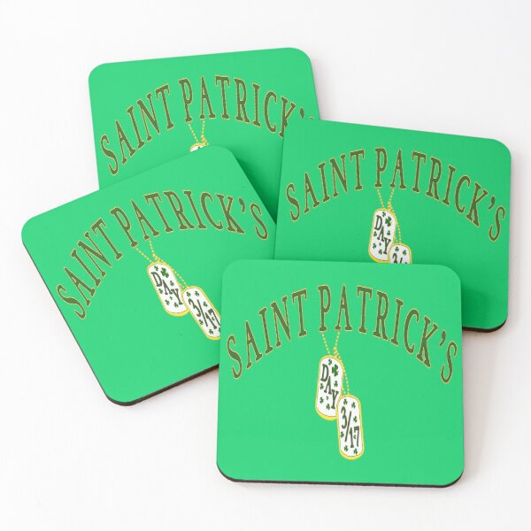 Artikelvorschau, SAINT PATRICK'S TAG HUND TAG T-SHIRT entworfen und verkauft von TwoSixDesigns.