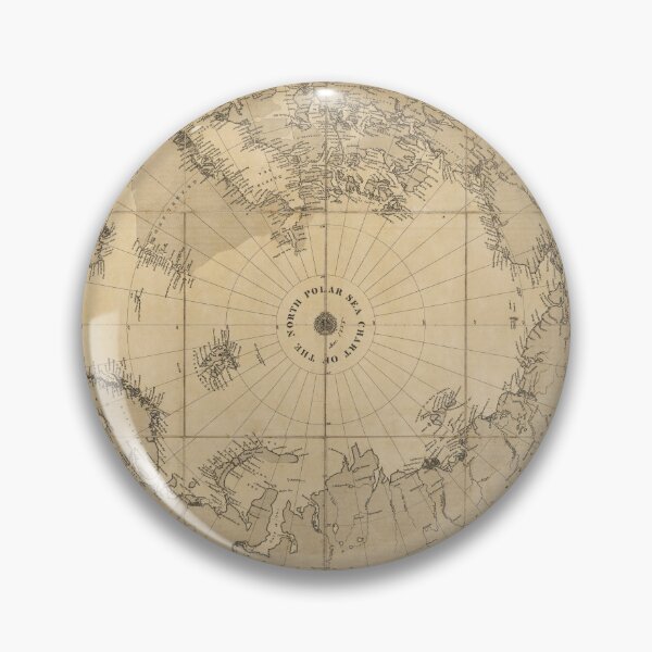 Item preview, North Polar Sea Map (1855) designed and sold by allhistory.