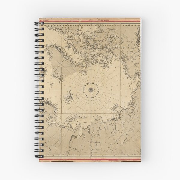 Item preview, North Polar Sea Map (1855) designed and sold by allhistory.
