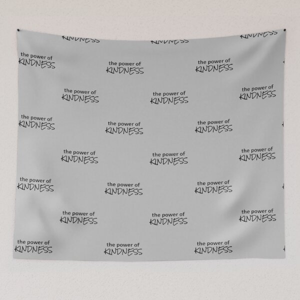 Item preview, Power of Kindness (in English) on gray background designed and sold by ZenNature.