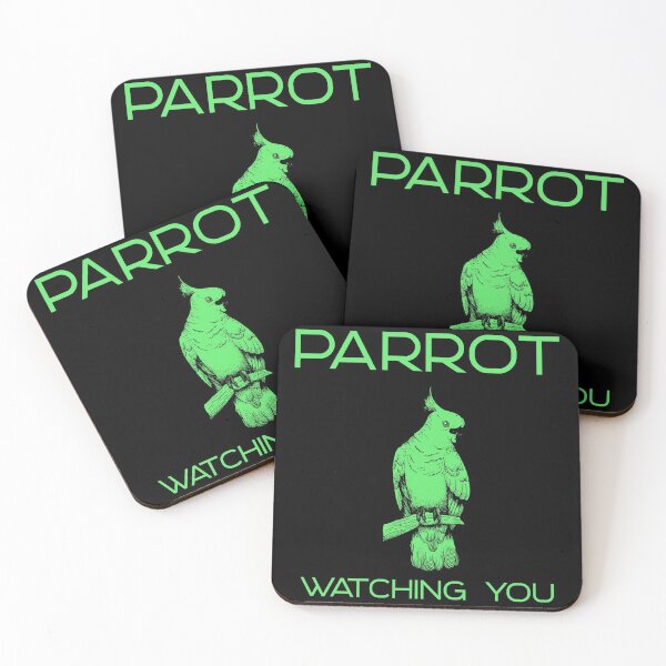 Item preview, Parrot Watching You designed and sold by ReshenNY.