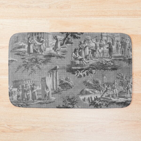 Item preview, Toile de Jouy 19th Century French Print: South of France 1818 designed and sold by Zandria Kajewski.