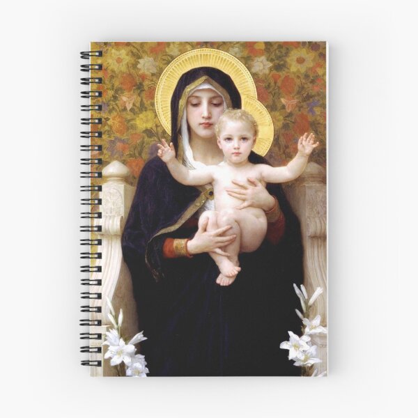 Item preview, Our Lady: Virgin of the Lilies, Bouguereau designed and sold by The Great  Art.