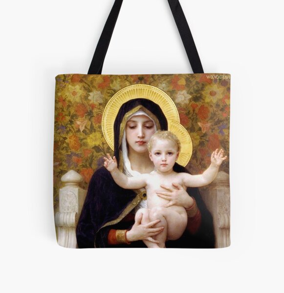 Item preview, Our Lady: Virgin of the Lilies, Bouguereau designed and sold by The Great  Art.