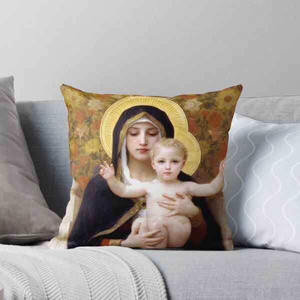 Item preview, Our Lady: Virgin of the Lilies, Bouguereau designed and sold by The Great  Art.