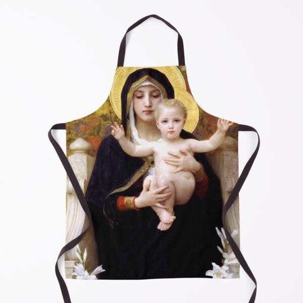 Item preview, Our Lady: Virgin of the Lilies, Bouguereau designed and sold by The Great  Art.