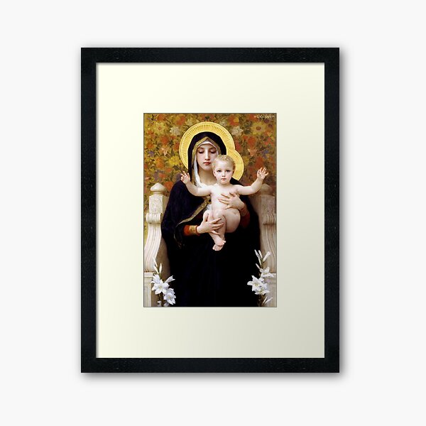 Item preview, Our Lady: Virgin of the Lilies, Bouguereau designed and sold by The Great  Art.