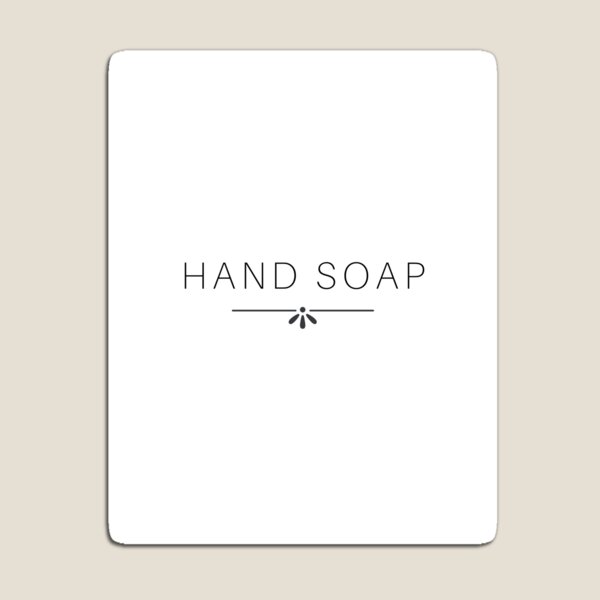 Item preview, reusable zero waste label: hand soap designed and sold by Emiliaklassen.