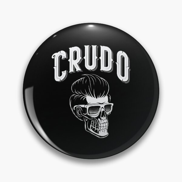 Item preview,  Crudo With Rockabilly Skull designed and sold by CrudoMerch.