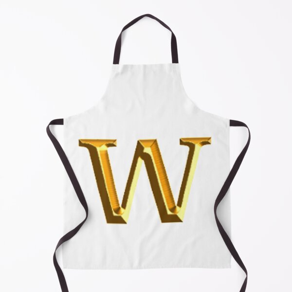 Item preview, Gold Upper Case Letter W designed and sold by molamode.