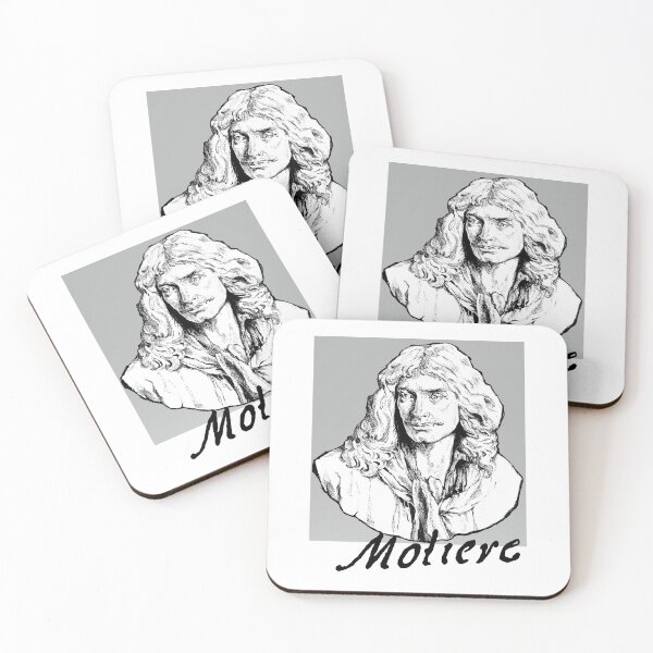 Item preview, Molière, portrait, signature designed and sold by voicivoila.