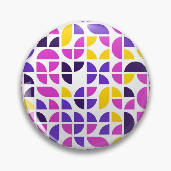 Artikelvorschau, Geometric shapes in repeated asymmetrical mosaic in bright neon color palette entworfen und verkauft von acidmit.