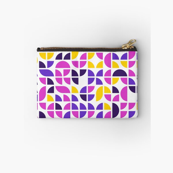 Item preview, Geometric shapes in repeated asymmetrical mosaic in bright neon color palette designed and sold by acidmit.