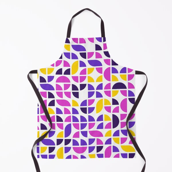 Item preview, Geometric shapes in repeated asymmetrical mosaic in bright neon color palette designed and sold by acidmit.