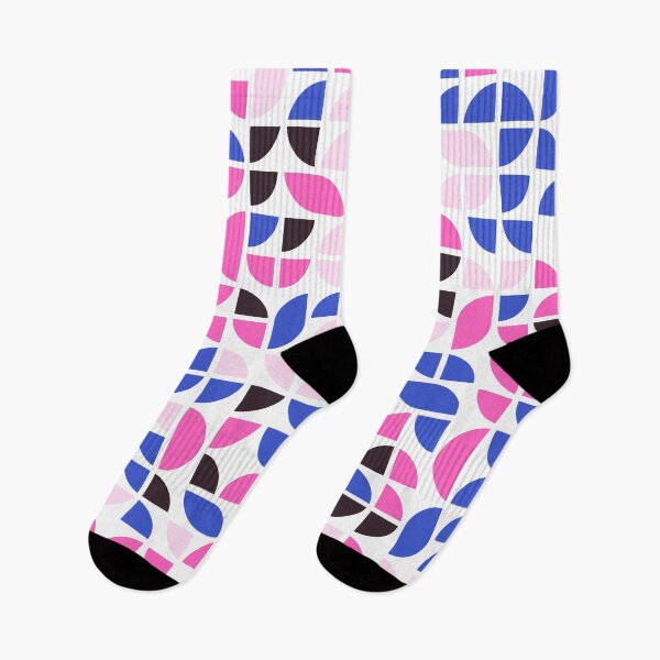 Item preview, Repeated asymmetrical mosaic in bright neon color palette with geometric shapes designed and sold by acidmit.