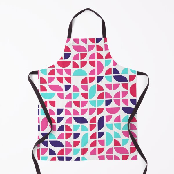 Item preview, Geometric shapes in bright neon color palette in repeated asymmetrical ornament designed and sold by acidmit.