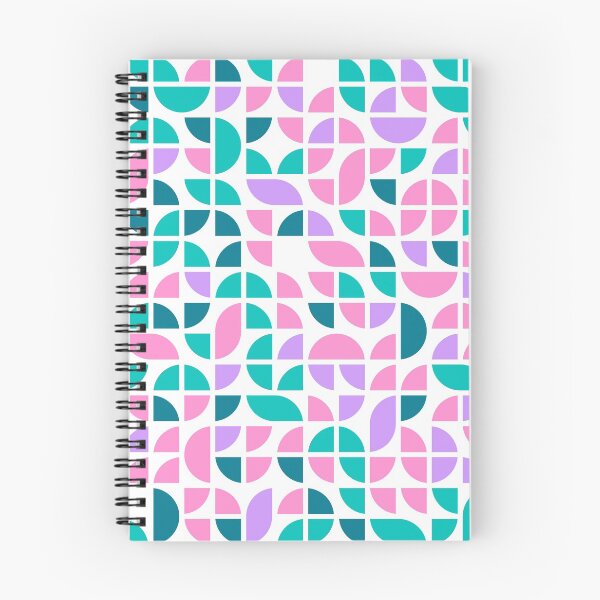 Item preview, Repeated asymmetrical ornament in bright neon color palette with geometric shapes designed and sold by acidmit.