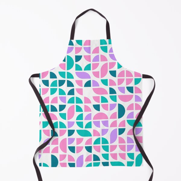 Item preview, Repeated asymmetrical ornament in bright neon color palette with geometric shapes designed and sold by acidmit.