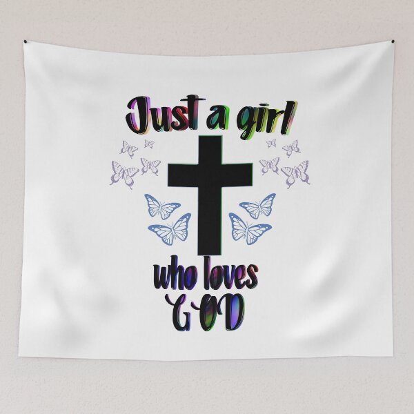 Item preview, Just a girl who loves God designed and sold by Crystalsgraphix.