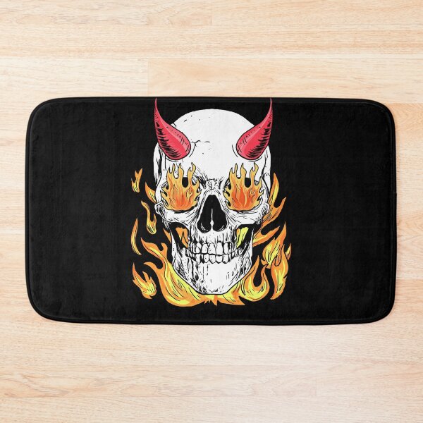 Item preview, skull demon with fire designed and sold by Darcoss.