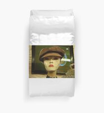 woman Duvet Cover