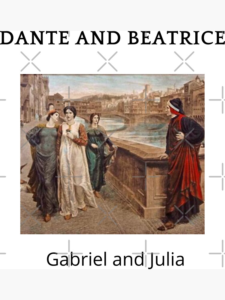 Love Relationship of Dante and Beatrice Depicted in Gabriel s