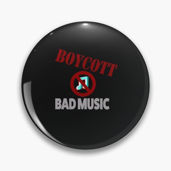 Item preview, BOYCOTT BAD MUSIC designed and sold by Gnfree.