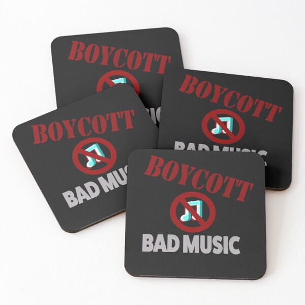 Aperçu de l'œuvre BAD MUSIQUE BOYCOTT créée et vendue par Gnfree.
