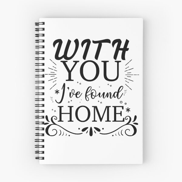 Item preview, With You i've found home Vintage Design Black Tshirt designed and sold by faudeltn.