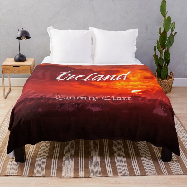 Item preview, IRELAND, County Clare - Moyasta Sunset - Irish Landscape designed and sold by AOKeeshkaPhotos.