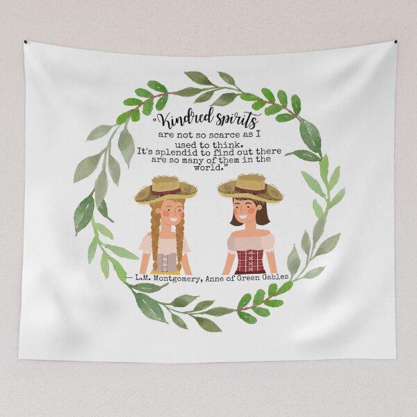 Item preview, Kindred Spirits LM Montgomery Book Quote designed and sold by Dollfacedesign.