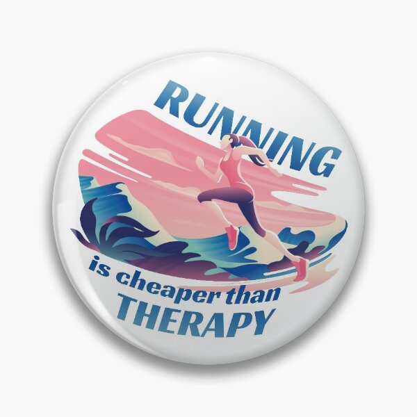 Item preview, Running Is Cheaper Than Therapy designed and sold by tridentfoundry.