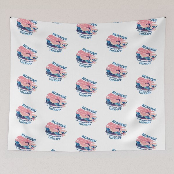 Item preview, Running Is Cheaper Than Therapy designed and sold by tridentfoundry.
