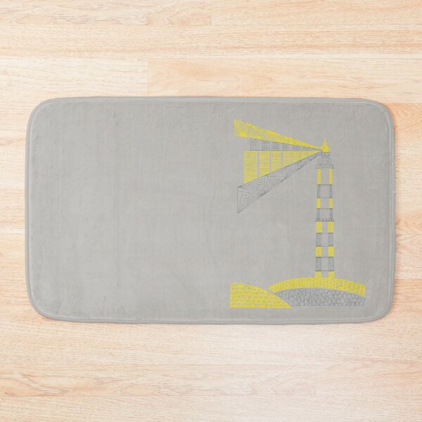 Item preview, Lighthouse in Zentangle pattern Graphic line art Pantone Illuminating designed and sold by CarolFreire.