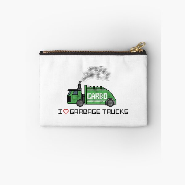 Item preview, I love garbage trucks pixel art stickers mug designed and sold by Mbad12.