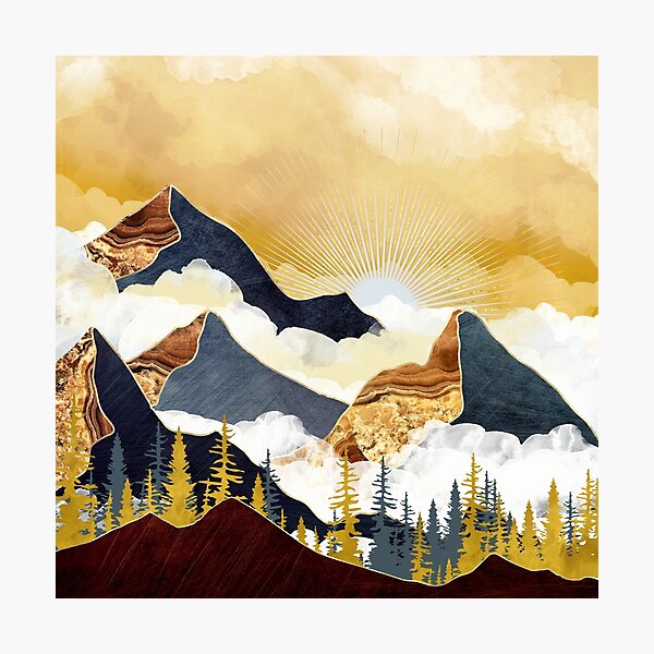 Item preview, Misty Peaks designed and sold by spacefrogdesign.