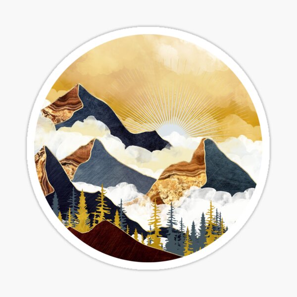 Item preview, Misty Peaks designed and sold by spacefrogdesign.