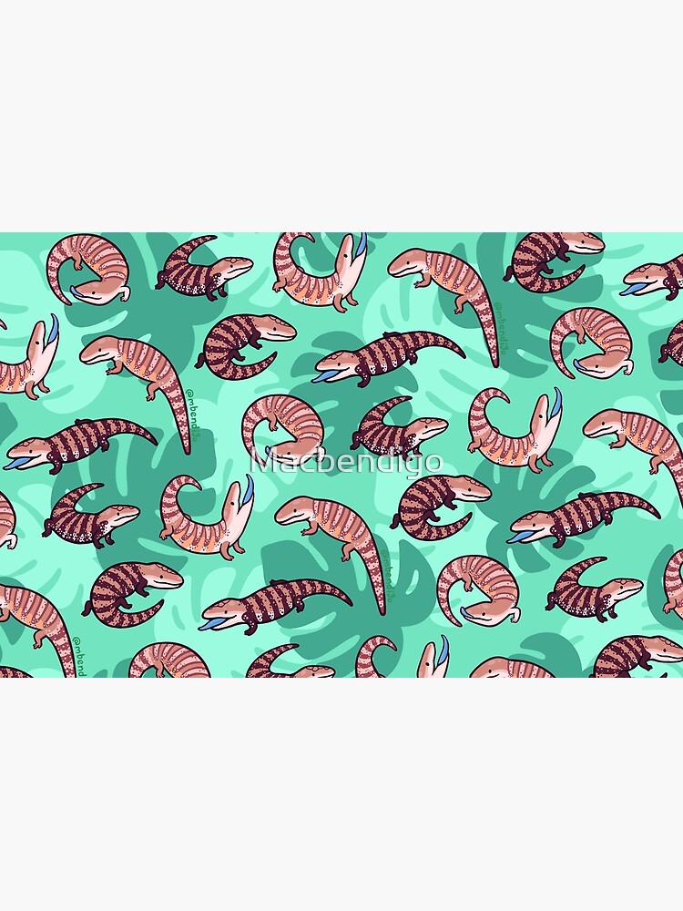 Thumbnail 4 of 4, Zipper Pouch, Blue Tongue Skink designed and sold by Macbendigo.