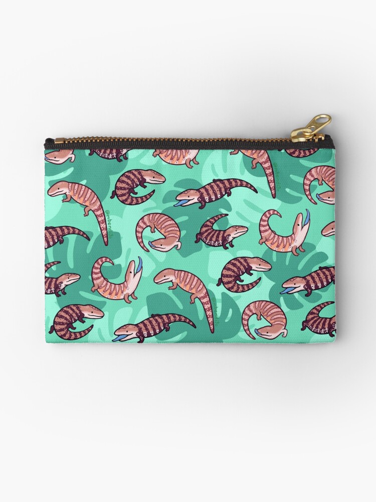 Thumbnail 1 of 4, Zipper Pouch, Blue Tongue Skink designed and sold by Macbendigo.