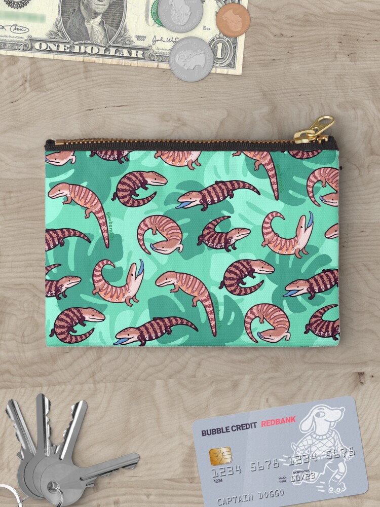 Thumbnail 3 of 4, Zipper Pouch, Blue Tongue Skink designed and sold by Macbendigo.